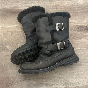 UGG Black Winter & Rain Boots